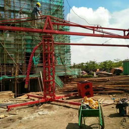 【建筑机械混凝土布料杆15米高压布料机三回转360度更灵活】-