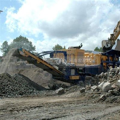 履带式移动建筑垃圾处理设备省时又环保